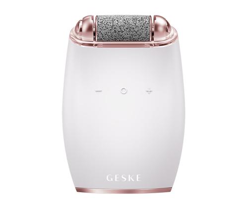 Geske SmartAppGuided, 7-in-one, valkoinen/vaaleanpunainen - Sähköinen näppylärulla, jossa on kynänvarsi