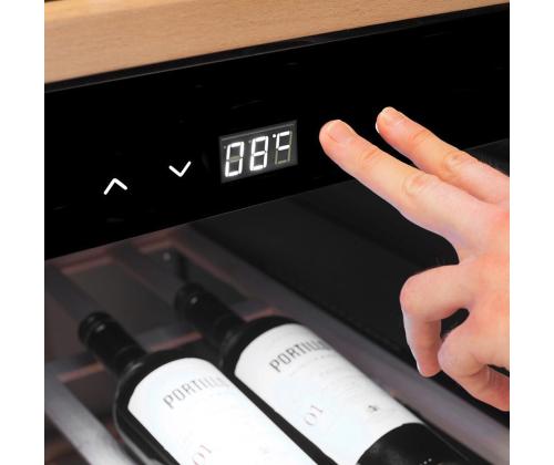 Caso WineChef Pro 40, 40 pulloa, korkeus 83 cm, musta - Viinijäähdyttäjä