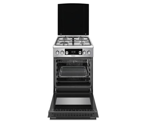 Hansa, 65 L, katalyyttinen puhdistus, leveys 50 cm, ruostumatonta terästä - Kaasukeitin sähköpoltolla