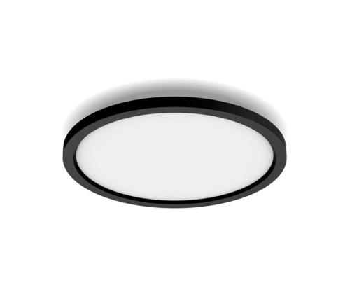 Philips Hue Aurelle Round Panel + Hue Dimmer Switch, musta - Kaupallinen valaisinlaite