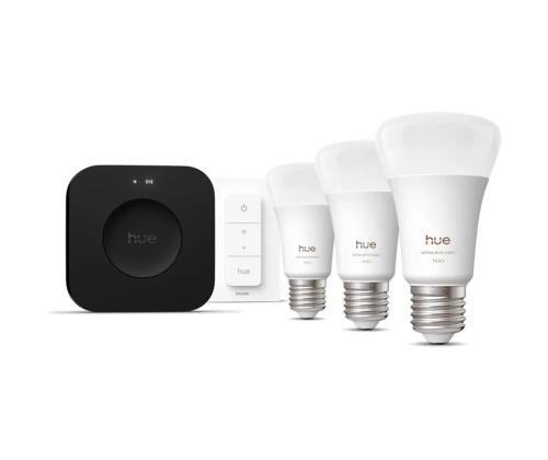 Philips Hue White & Color Ambiance -aloitussarja, E27, 3 kpl - Älykäs valosarja