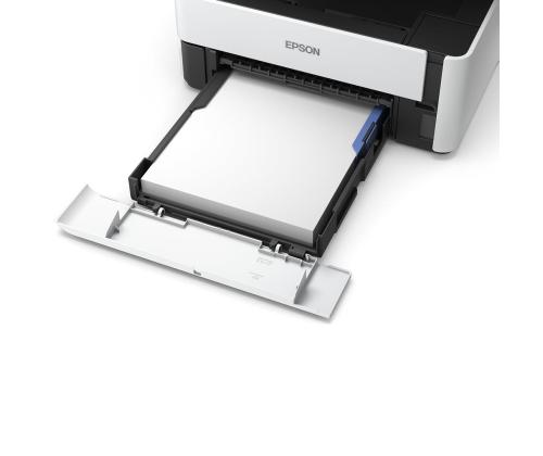 Epson EcoTank M2170 Mono, WiFi, LAN, duplex, valkoinen - Monitoiminen mustesuihkutulostin