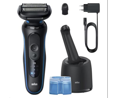 Braun Series 5, Wet & Dry, musta/sininen - Pardel