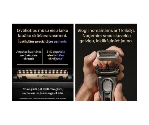 Braun, Series 9 - Parranajokone