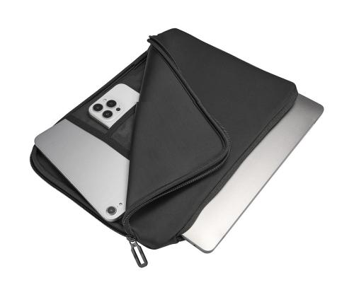 Tucano Doppio, 14", musta - Kannettavan tietokoneen laukku