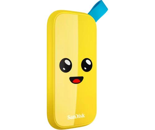 SanDisk Fortnite Portable SSD Peely Edition, 2 TB, keltainen - Ulkoinen SSD-levyasema