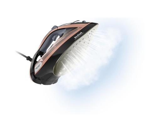 Tefal Ultimate Pure, 3200 W, vaaleanpunainen/musta - Höyrysilitysrauta
