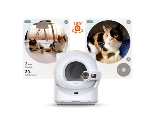 Petkit Purobot Ultra, valkoinen - Automaattinen kissanpentulaatikko