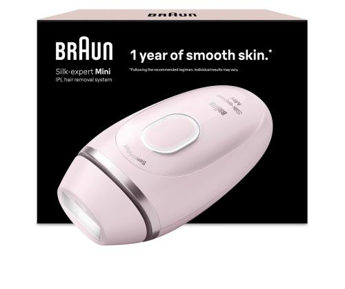 Braun Silk-expert Mini, vaaleanpunainen - Valokuvaepilaattori