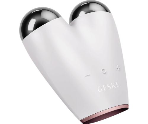 Geske SmartAppGuided, 6-in-one, valkoinen/vaaleanpunainen - Mikro-käyttöinen kasvojenkohotuslaite