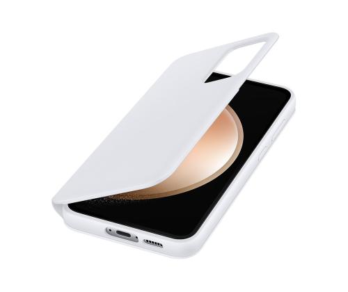 Samsung Smart View lompakko, Galaxy S23 FE, valkoinen - Kannet