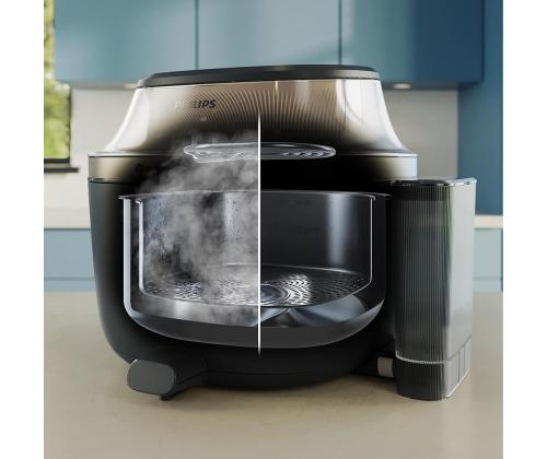 Philips 5000 Series, 7,2 L, 2000 W, höyrytoiminto, kultainen/musta - Kuumailmakuivausrumpu