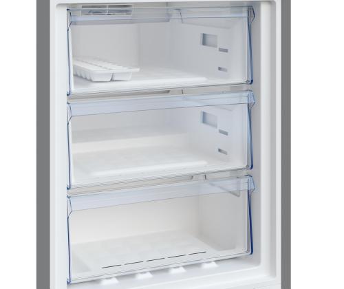 Beko, NoFrost, 301 L, korkeus 180 cm, harmaa - Jääkaappi ja pakastin