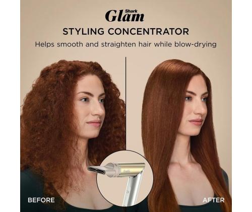 Shark Glam, kultainen - Hiusten muotoilulaite