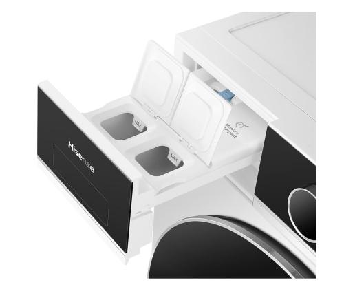 Hisense 10,5 kg / 6 kg, syvyys 55 cm, 1400 rpm - Pesukone, jossa on kuivausrumpu