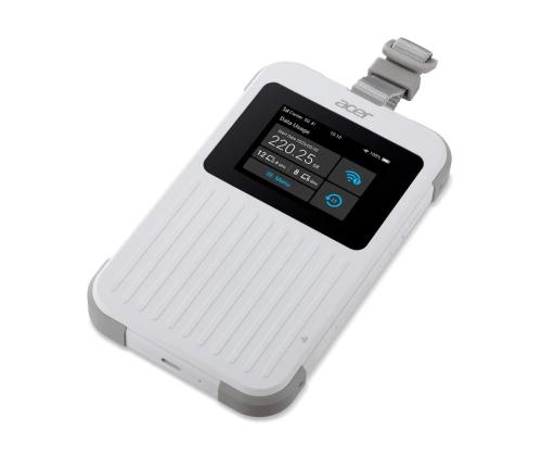 Acer Connect M6E 5G Mobile WiFi, 8000mAh, vaaleanharmaa - Wi-Fi-reititin