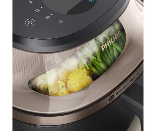 Philips 5000 Series, 7,2 L, 2000 W, höyrytoiminto, kultainen/musta - Kuumailmakuivausrumpu