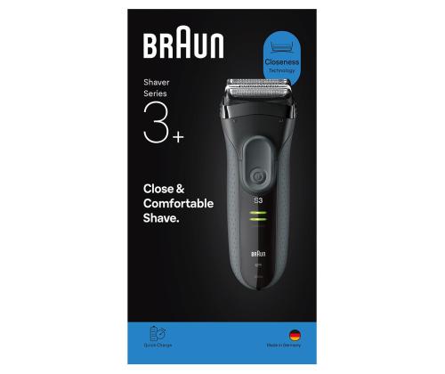 Braun Series 3+, harmaa - Pardel