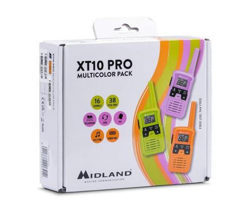 Midland XT10 Pro Monivärinen, 3kpl - Radiolähettimet