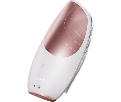 Geske Sonic Thermo Facial Brush, 6-osainen, valkoinen/vaaleanpunainen - Monikäyttöiset kasvoharjat