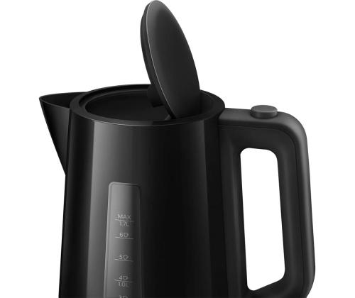 Philips Series 3000, 2200 W, musta - Vedenkeitin, sähköinen vedenkeitin