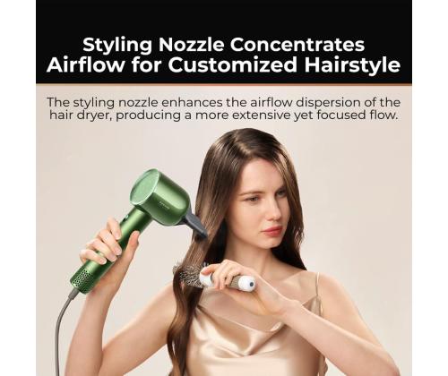 Dreame Hair Glory Master, vihreä - Hiustenkuivaaja