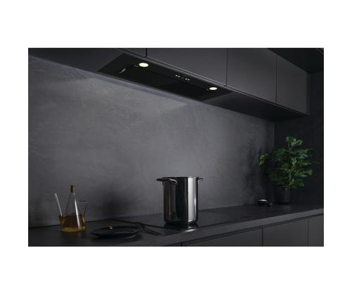 Hisense, 660 m³/h, leveys 80 cm, musta - Integroitu ilmanpuhdistin