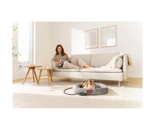 Beurer Kira, harmaa - Lämmitetty lemmikkisänky