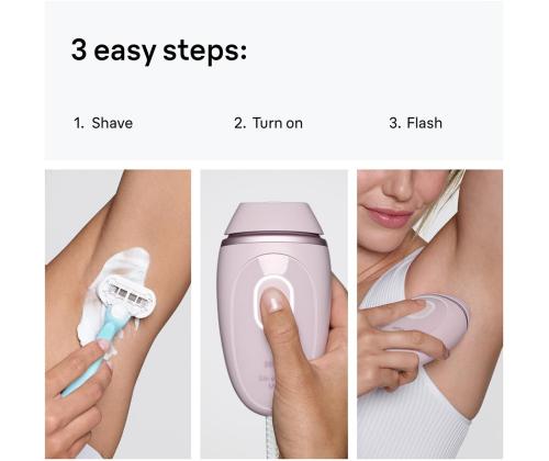 Braun Silk-expert Mini, vaaleanpunainen - Valokuvaepilaattori