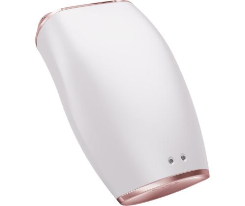 Geske SmartAppGuided, 7-in-one, valkoinen/vaaleanpunainen - Sähköinen näppylärulla, jossa on kynänvarsi