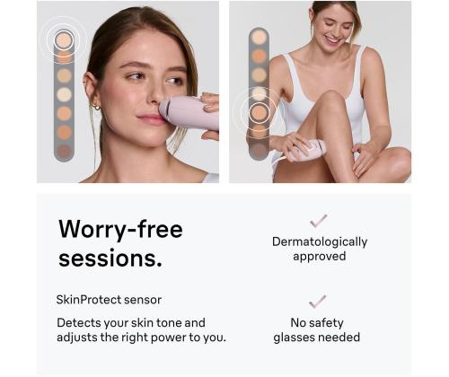 Braun Silk-expert Mini, vaaleanpunainen - Valokuvaepilaattori