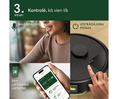 IRobot Roomba® 105 Combo, märkä- ja kuivapuhdistus, musta - Robotti-imuri - Robottipölynimuri