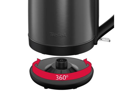 Tefal Subito, 1,7 L, tummanharmaa - Vedenkeitin