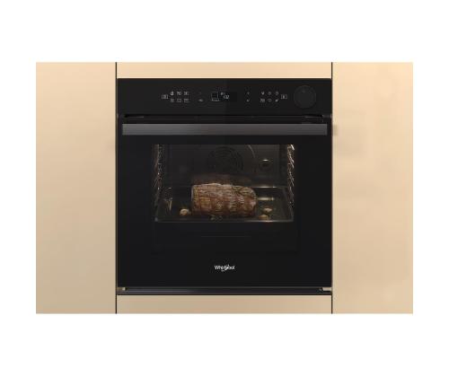 Whirlpool, 73 L, pyrolyyttinen puhdistus, musta - Integroitu uuni