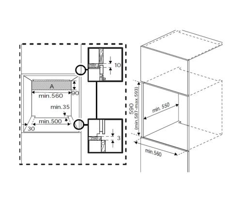 Beko, Beyond, katalyyttinen takaseinä, 72 L, valkoinen - Integroitu uuni