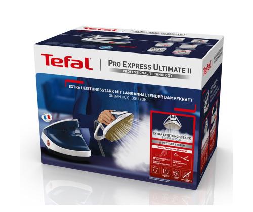TEFAL Pro Express Ultimate II, 3000 W, sininen - Silitysjärjestelmä
