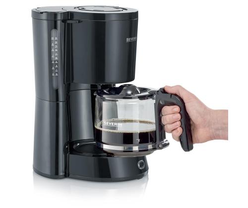 Severin, 1000 W, 10 tassi, must - Filterkohvimasin