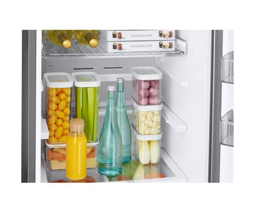 Samsung BeSpoke, 387 L, korkeus 203 cm, musta - Jääkaappi ja pakastin