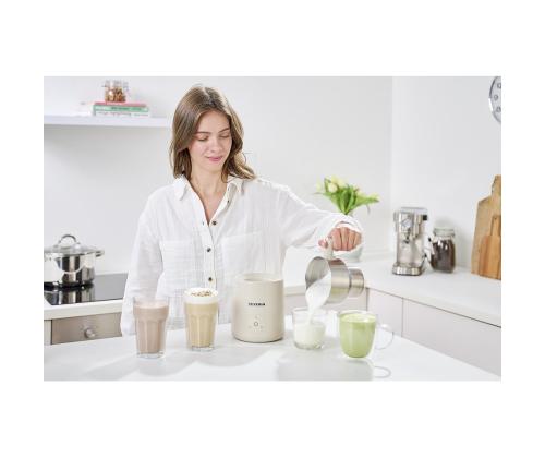 Severin Spuma Lite, 0,4 L, beige - Maidonvaahdotin (induktio)