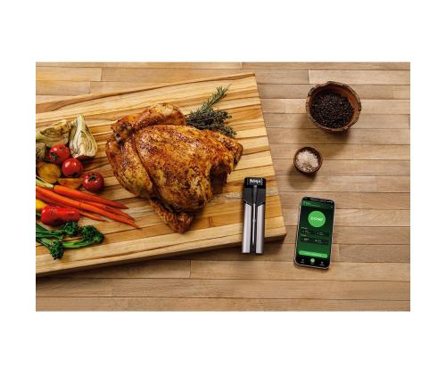 Ninja ProChef, musta/hopea - Ruokalämpömittari
