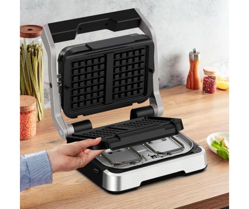 Tefal OptiGrill 4in1 & 2in1, lisävaruste, musta - Vohvelilevyt