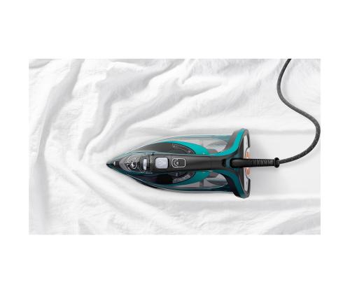 Tefal Ultimate Pure, 3200 W, vihreä/musta - Höyrysilitysrauta