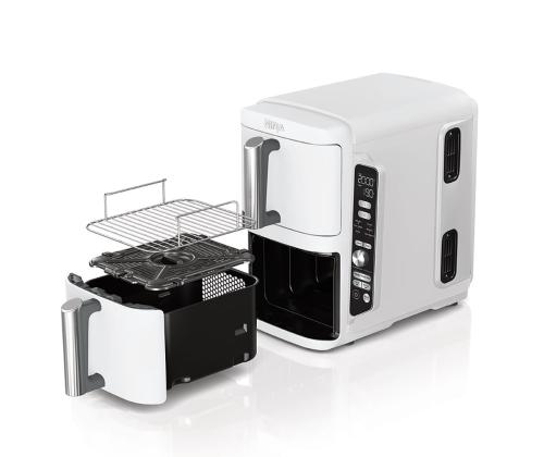Ninja Double Stack XL 9.5L, 2470 W, valkoinen - Kuumailmapannu