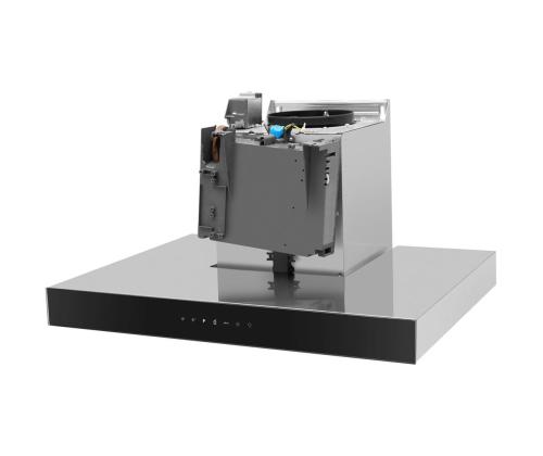 Whirlpool, 730 m³/h, leveys 59,8 cm, ruostumaton teräs - Ilmanpuhdistin