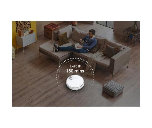 Zaco, M1s, märkä- ja kemiallinen pesu, valkoinen - Robottipölynimuri