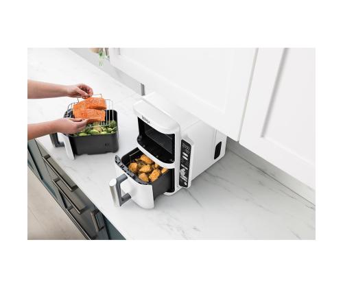 Ninja Double Stack XL 9.5L, 2470 W, valkoinen - Kuumailmapannu