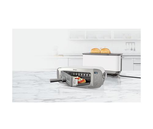 Ninja Foodi 3-in-1, 2400 W, valkoinen - leivänpaahdin, grilli ja paninipuristin