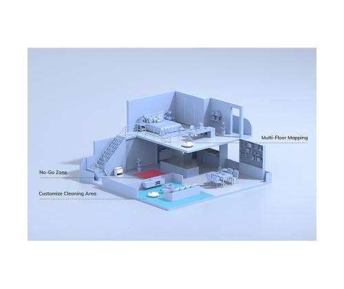 Zaco, M1s, märkä- ja kemiallinen pesu, valkoinen - Robottipölynimuri