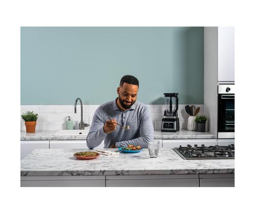 Ninja 2-in-1, Auto IQ, 1200 W, hopea/musta - Tehosekoittimet