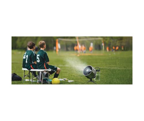 Shark FlexBreeze Pro Mist, harmaa - Kannettava kaasutuuletin